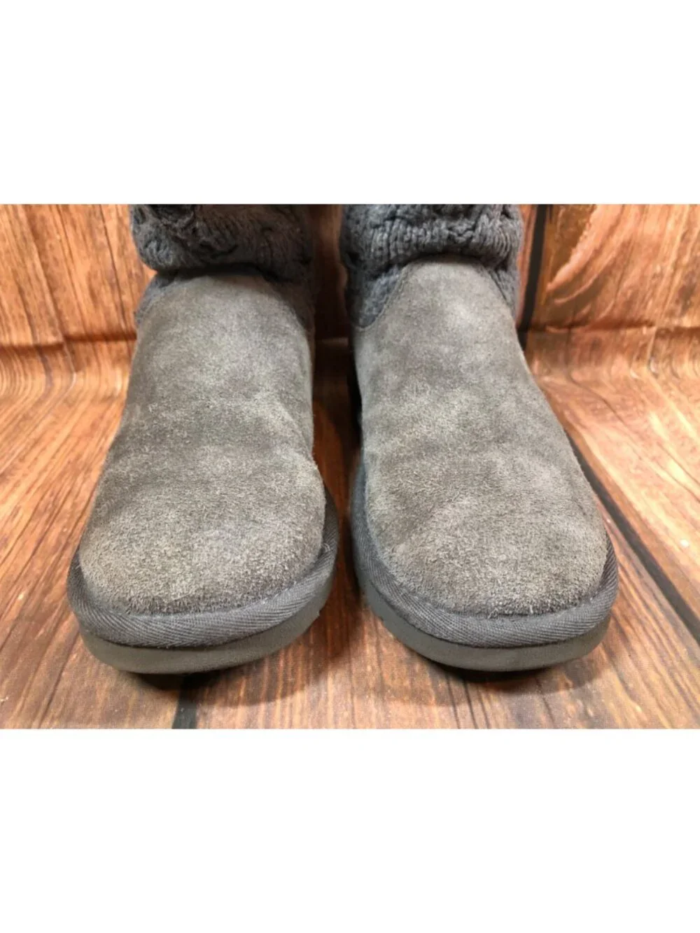 UGG Girls Kids 2 Juniper Confetti Charcoal Gray Boots 1013250K